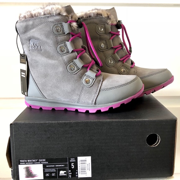 Sorel Shoes - NIB Sorel Whitney Suede Boot Quarry Grey
